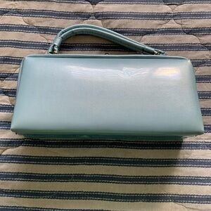 Vintage 1960s Ice Blue Handbag Rare Find